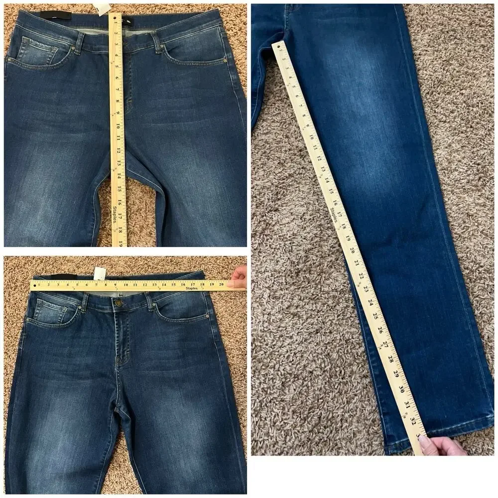 RYE 51 R51 Men’s Four Way Stretch Denim Jeans 38W Straight Fit Performance NWT - Picture 4 of 9